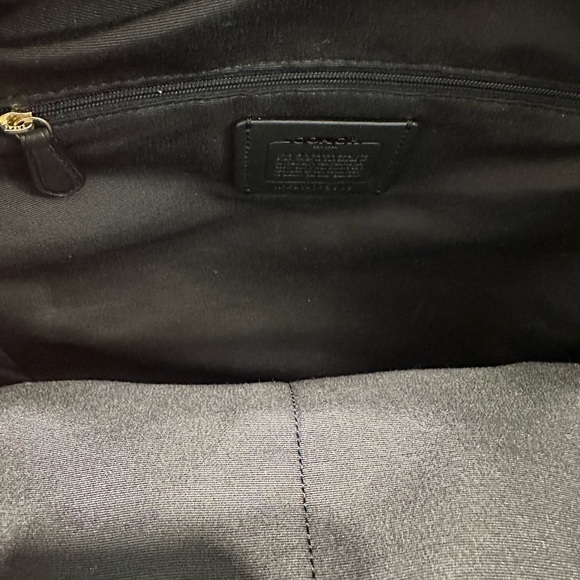 Coach Black Leather Backpack - Picture 3 of 7